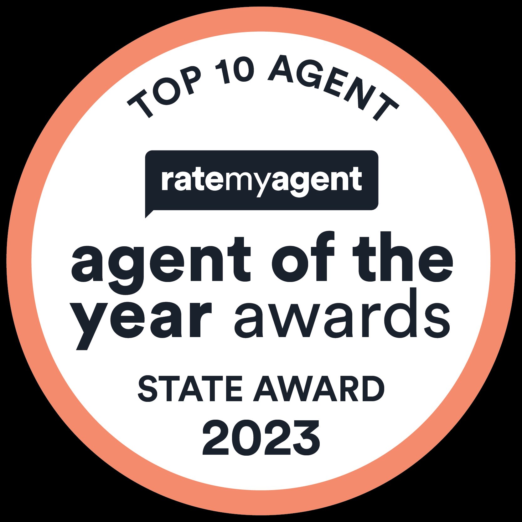 RateMyAgent State Award 2023